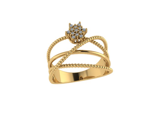 Anel 7904 an em ouro