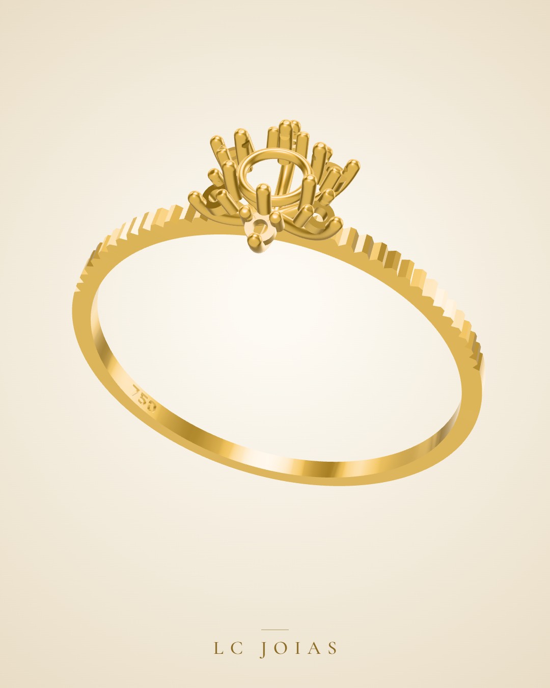 Anel d 0107 an 16 s em ouro