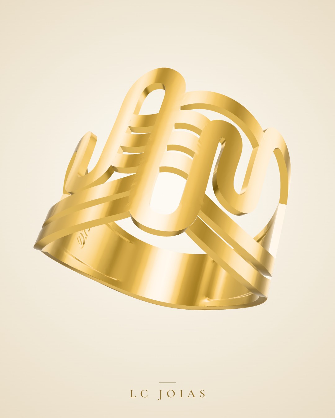 Anel 6248an em ouro
