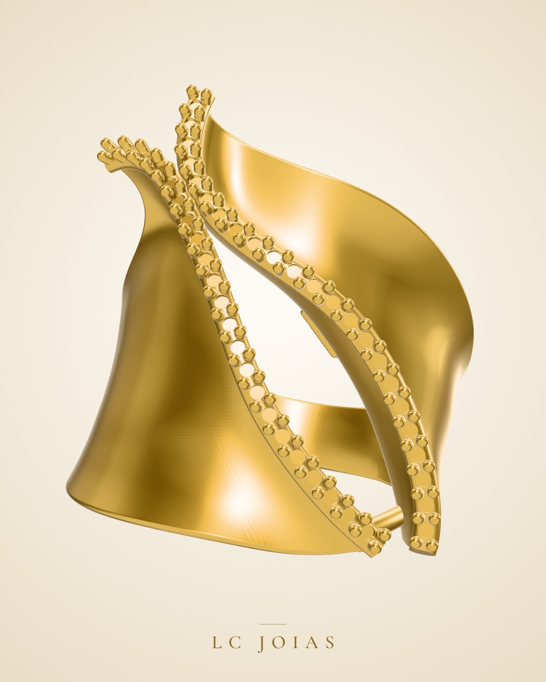 Anel 8075 an em ouro