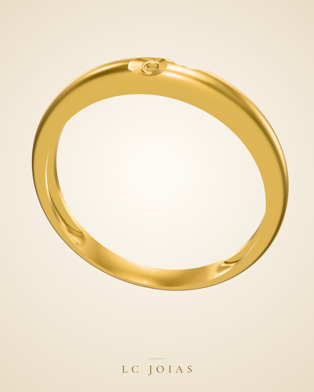 Anel 1300 z an em ouro