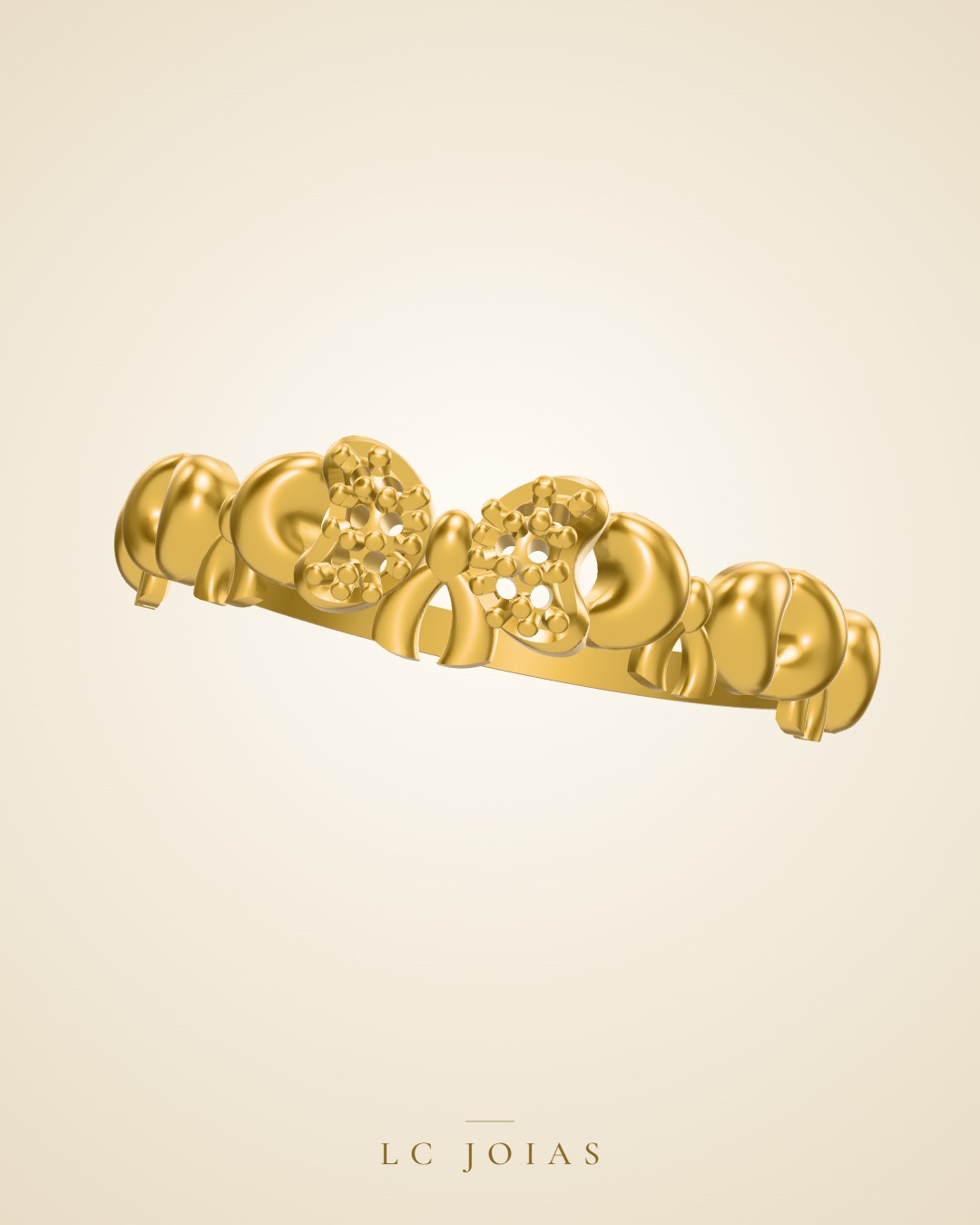 Anel 700an em ouro