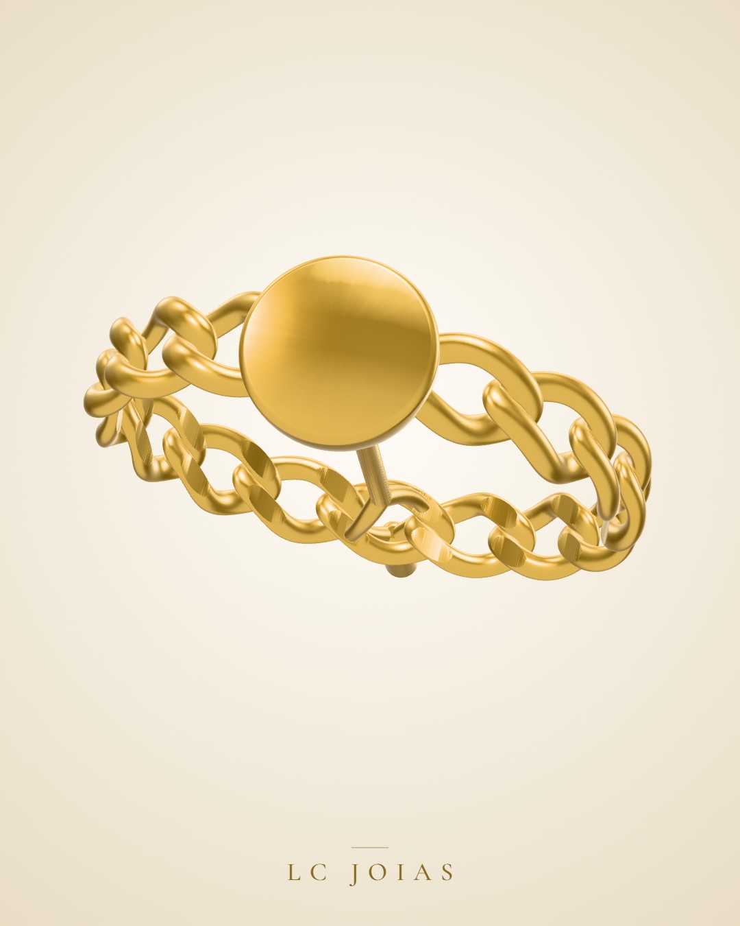 Anel an-elos-2 em ouro