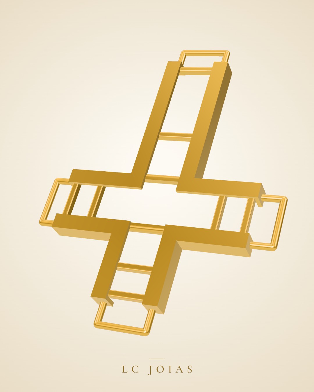 Pingente 7717 pg stl em ouro