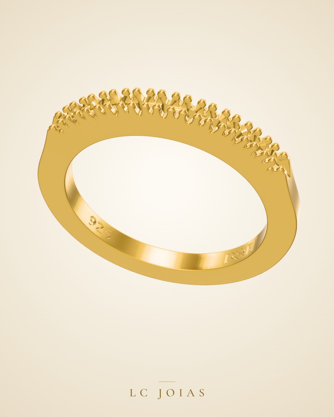 Anel ag 2105 an n em ouro