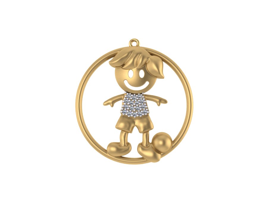 Pingente 953 pg em ouro