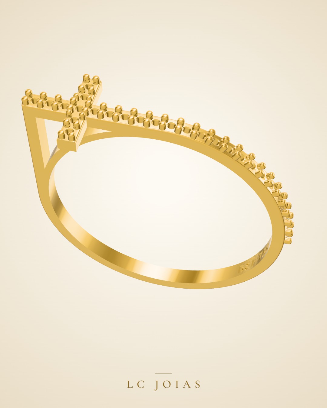 Anel 628 an em ouro