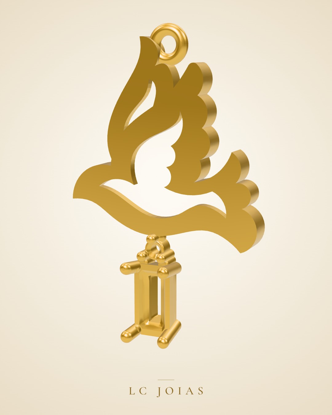 Pingente 8690 pg em ouro