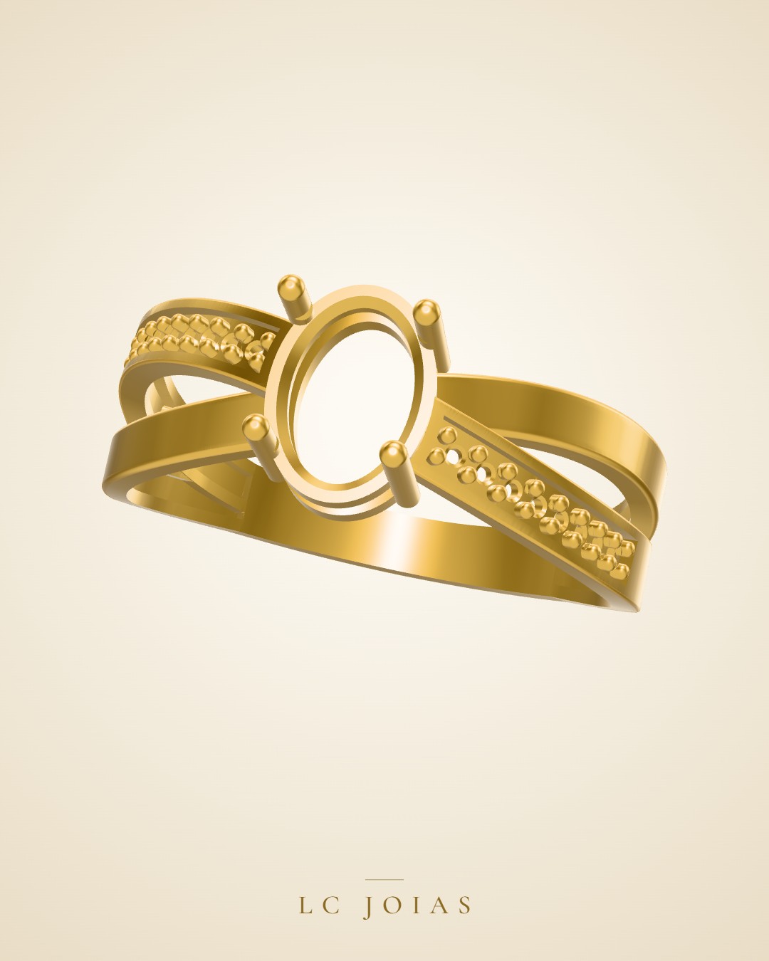 Anel 1427 z an em ouro