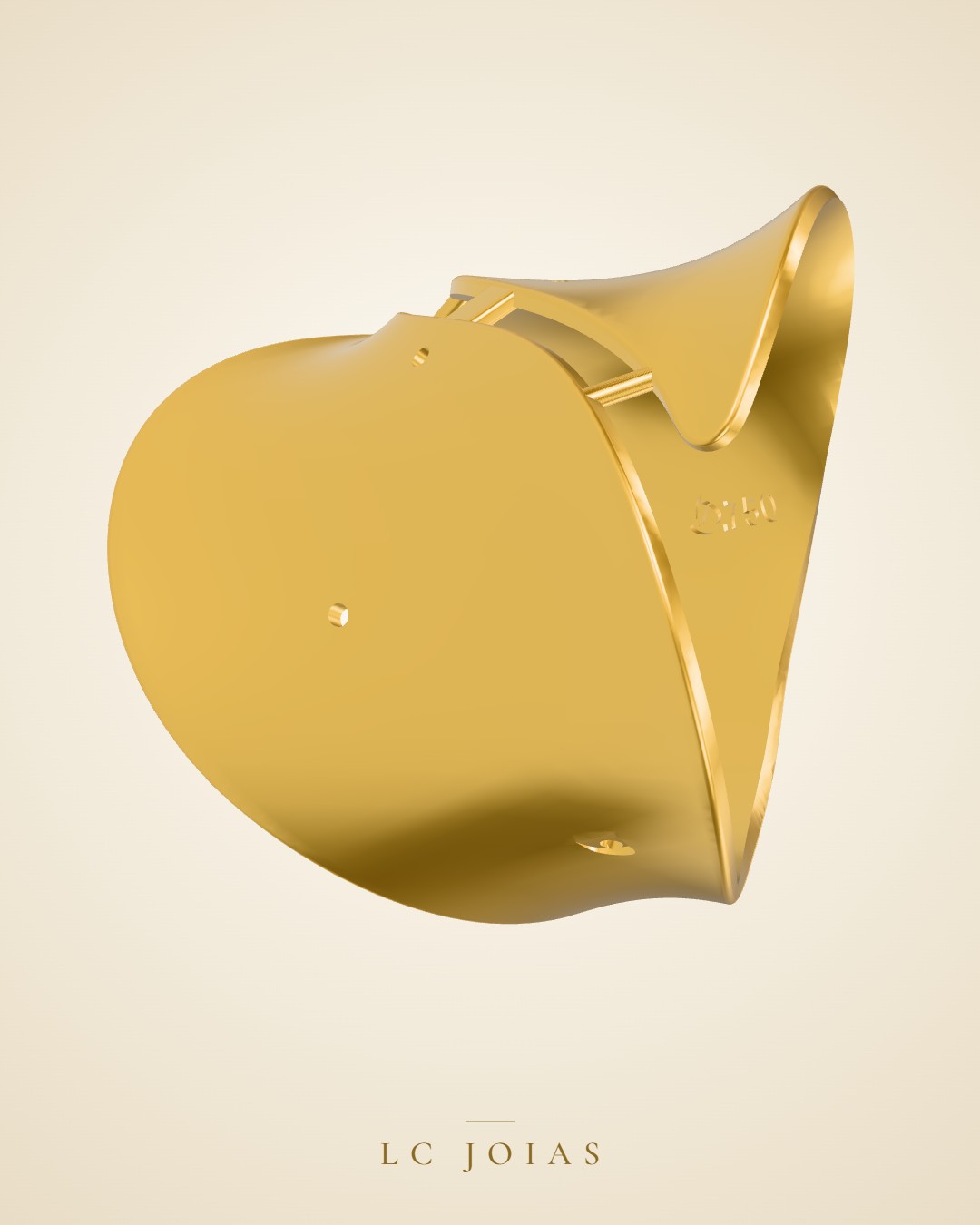 Anel 7529 an em ouro
