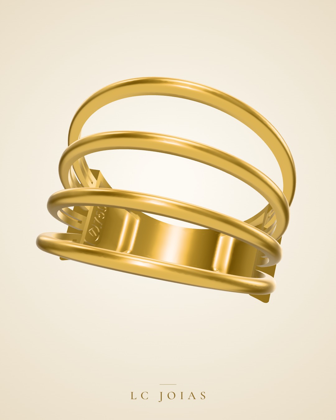 Anel 1572 z an em ouro