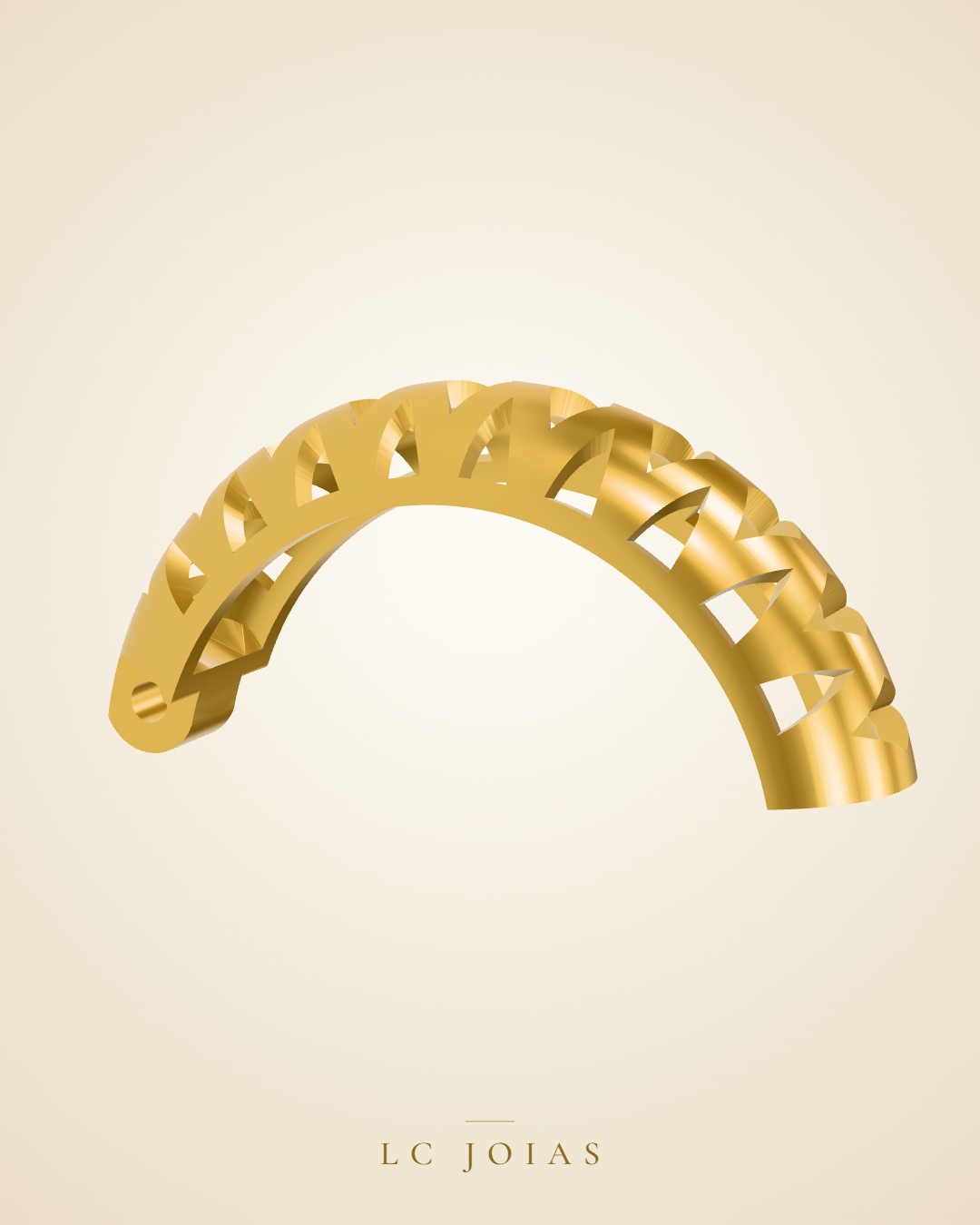 Brinco 6791 br 02 em ouro