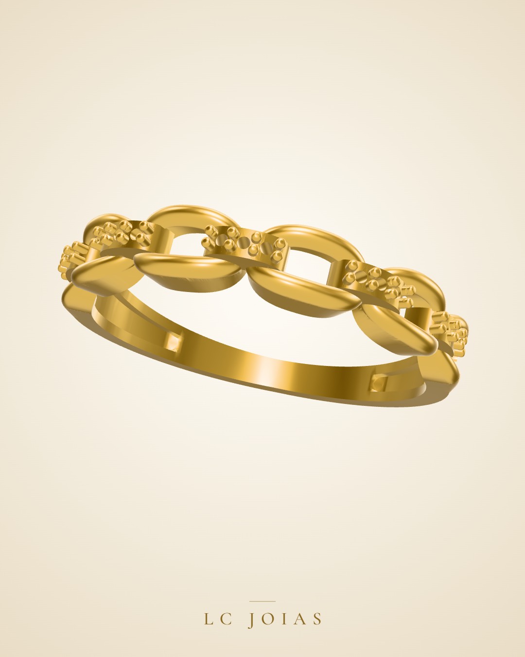 Anel 6510 an em ouro