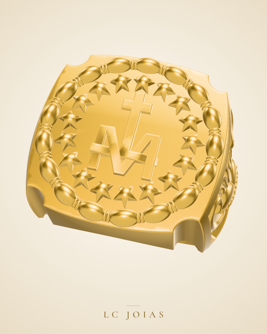 Anel 1836 an em ouro