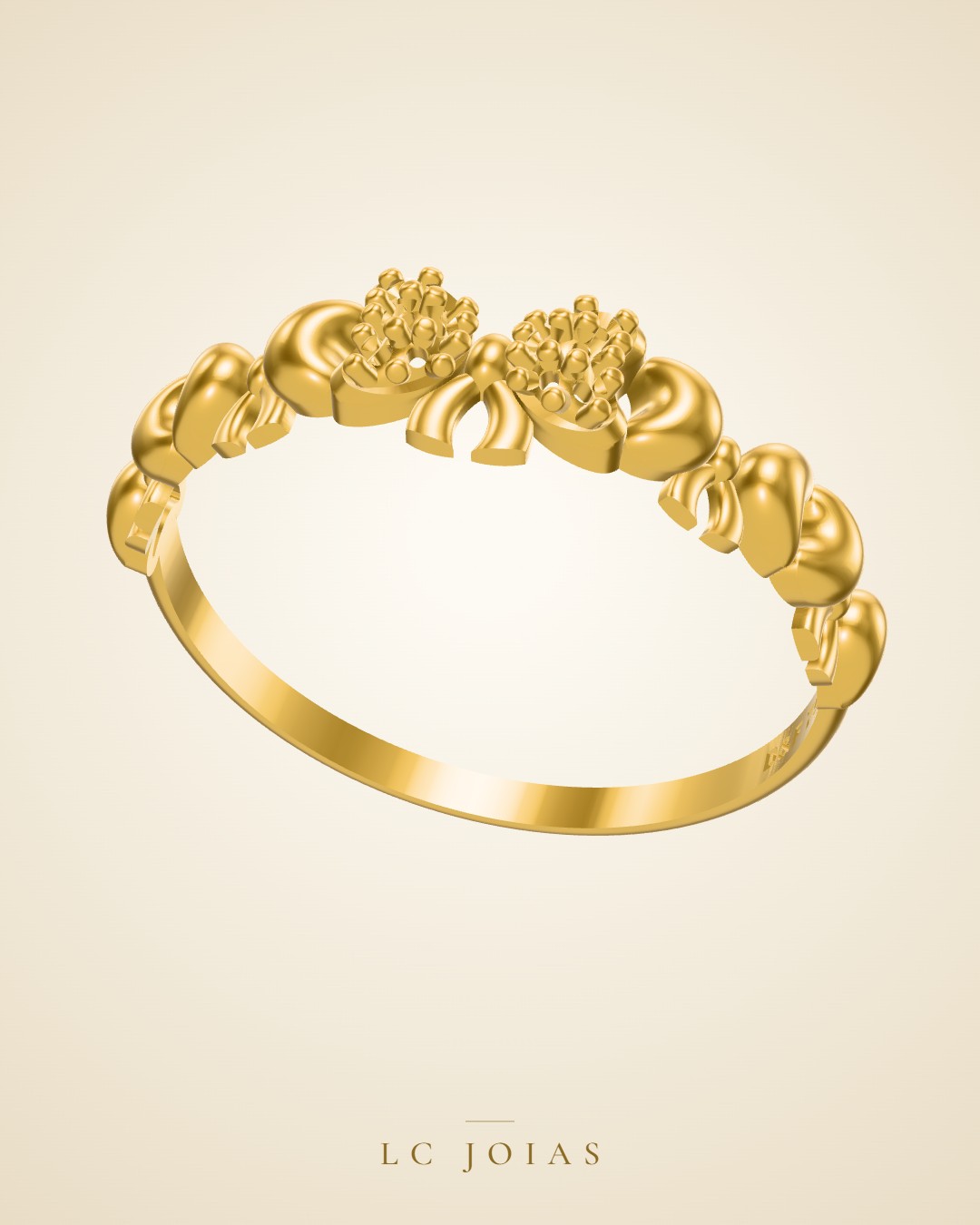 Anel 700an conserto em ouro