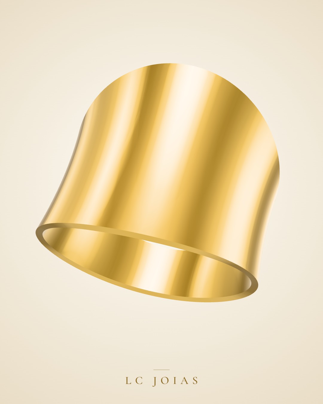 Anel 3501 anel em ouro