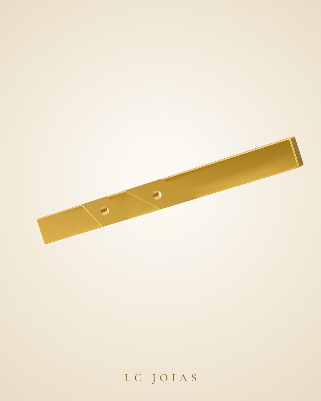 Brinco 7596 br aplique em ouro