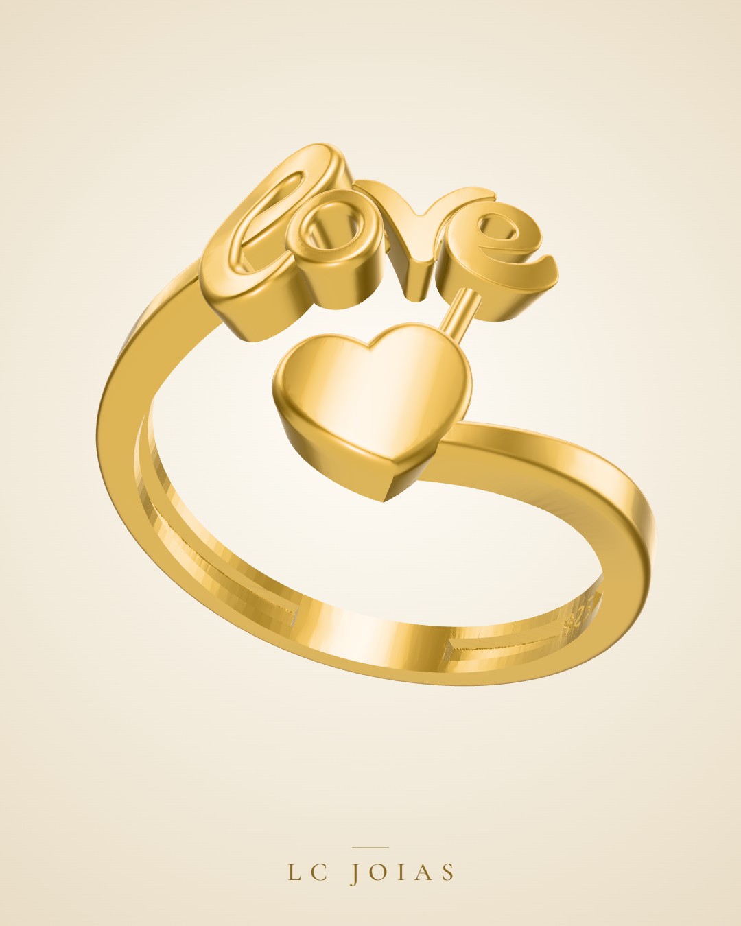 Anel ag 2352 an em ouro