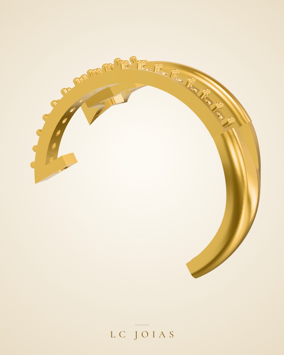 Brinco 1179 z br b em ouro