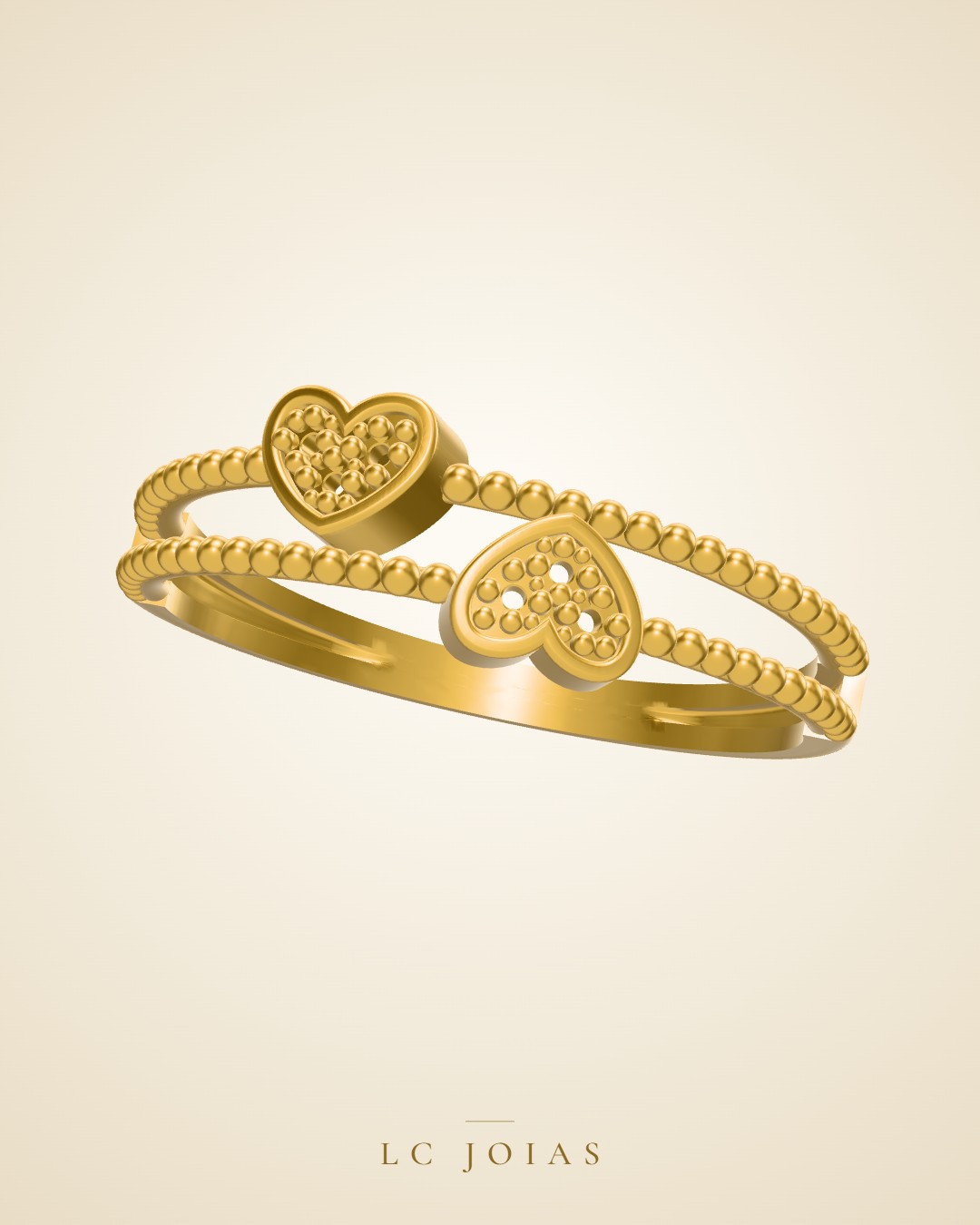 Anel 015 an em ouro