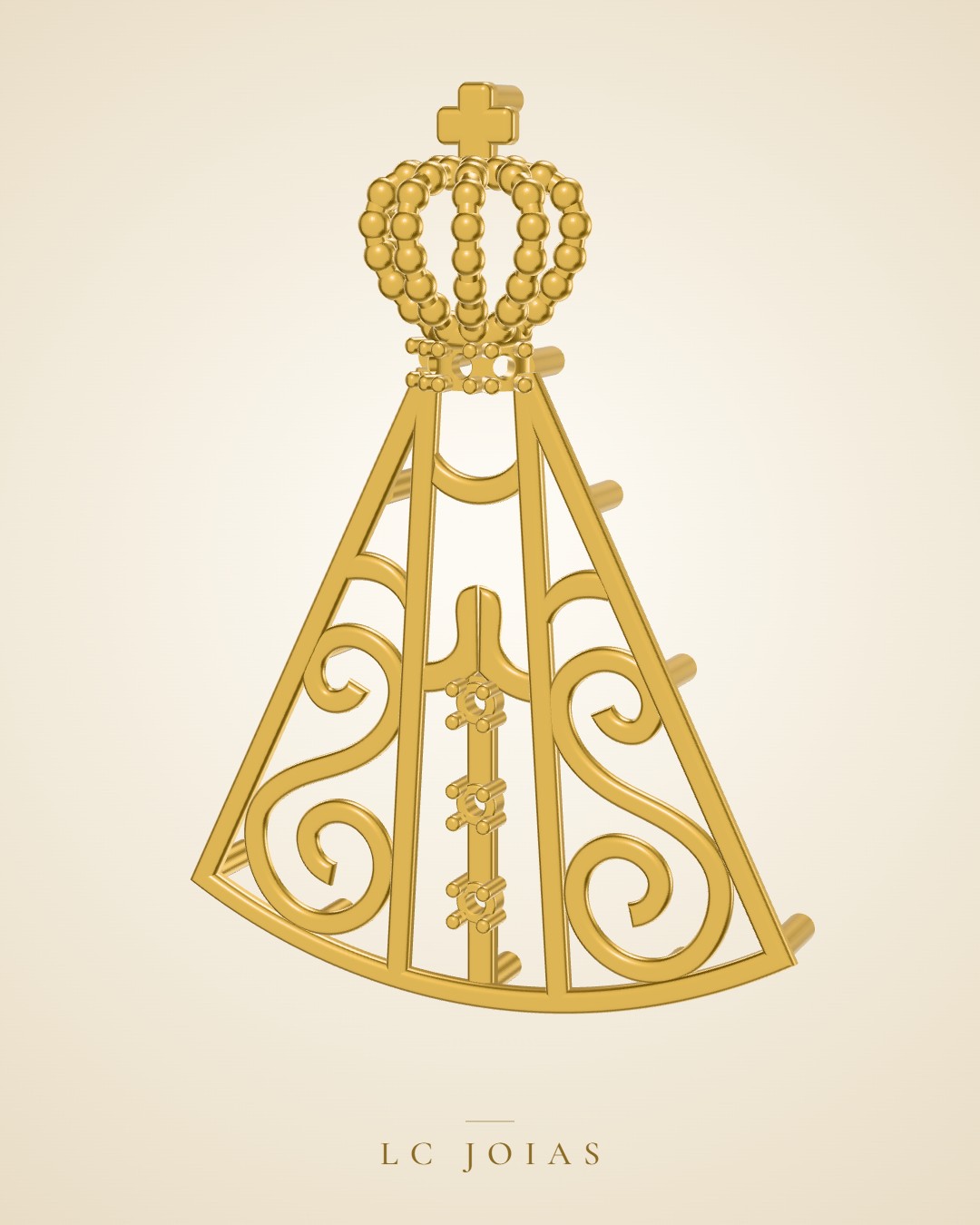 Pingente 8696 pg em ouro