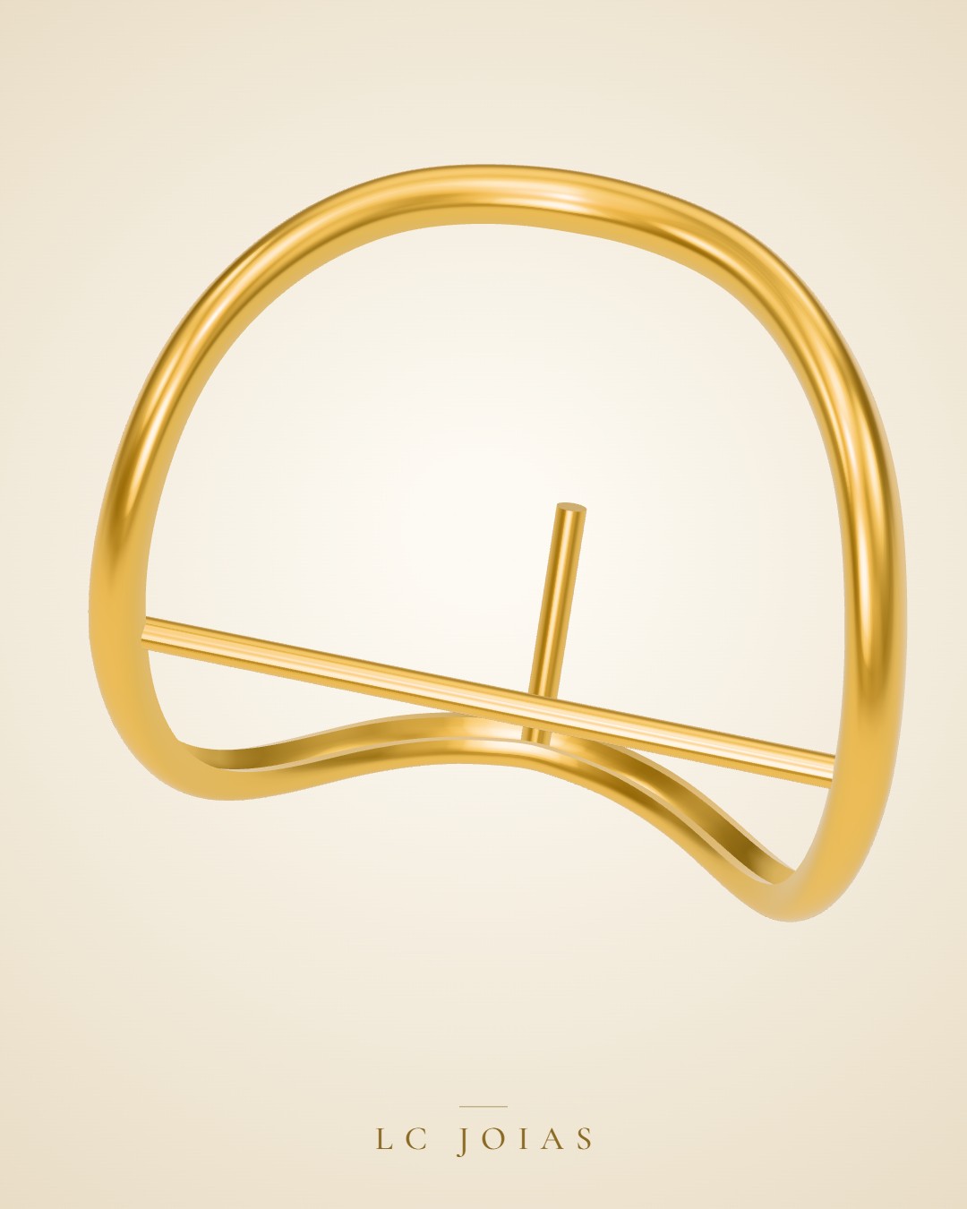 Anel 7751 an d em ouro