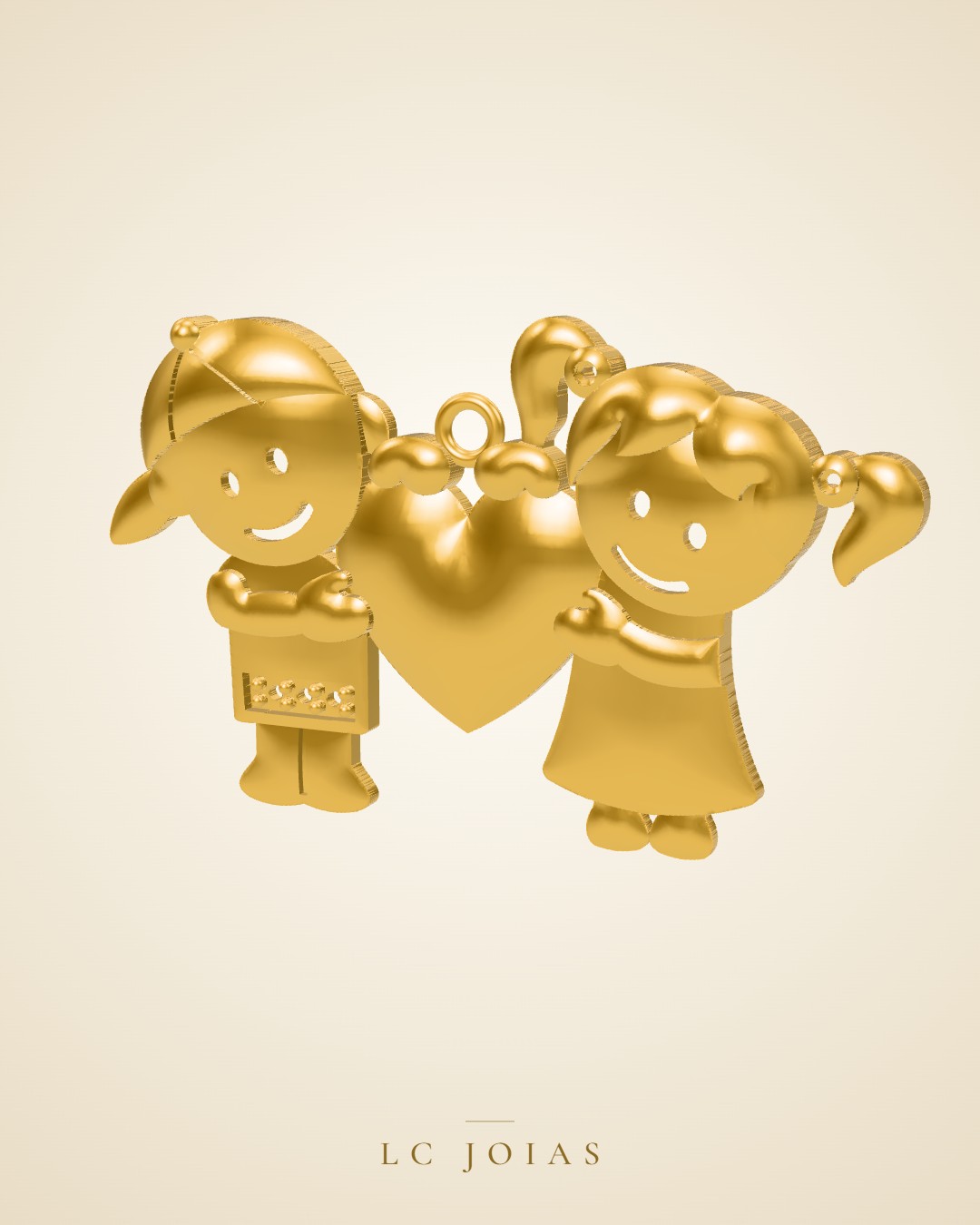 Pingente 7812 pg em ouro