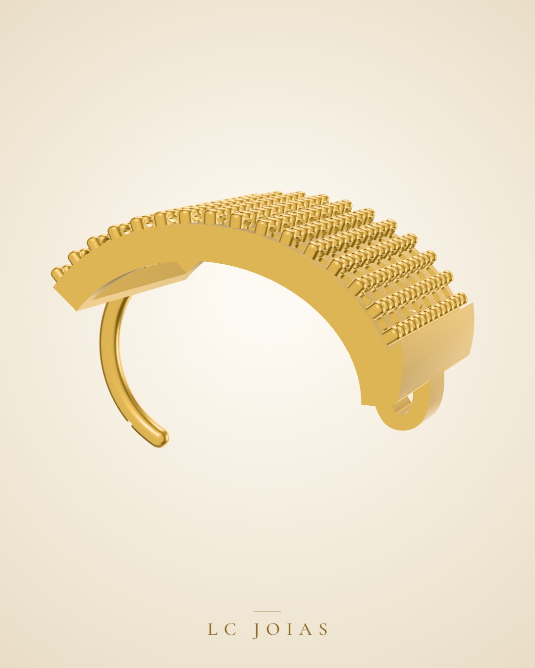 Brinco 571 br em ouro