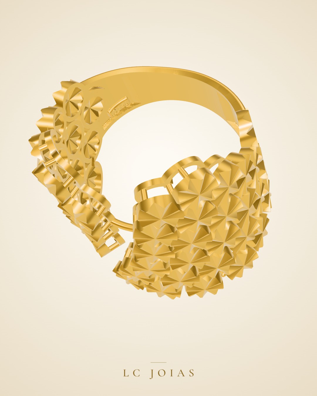 Anel 1579 z an em ouro