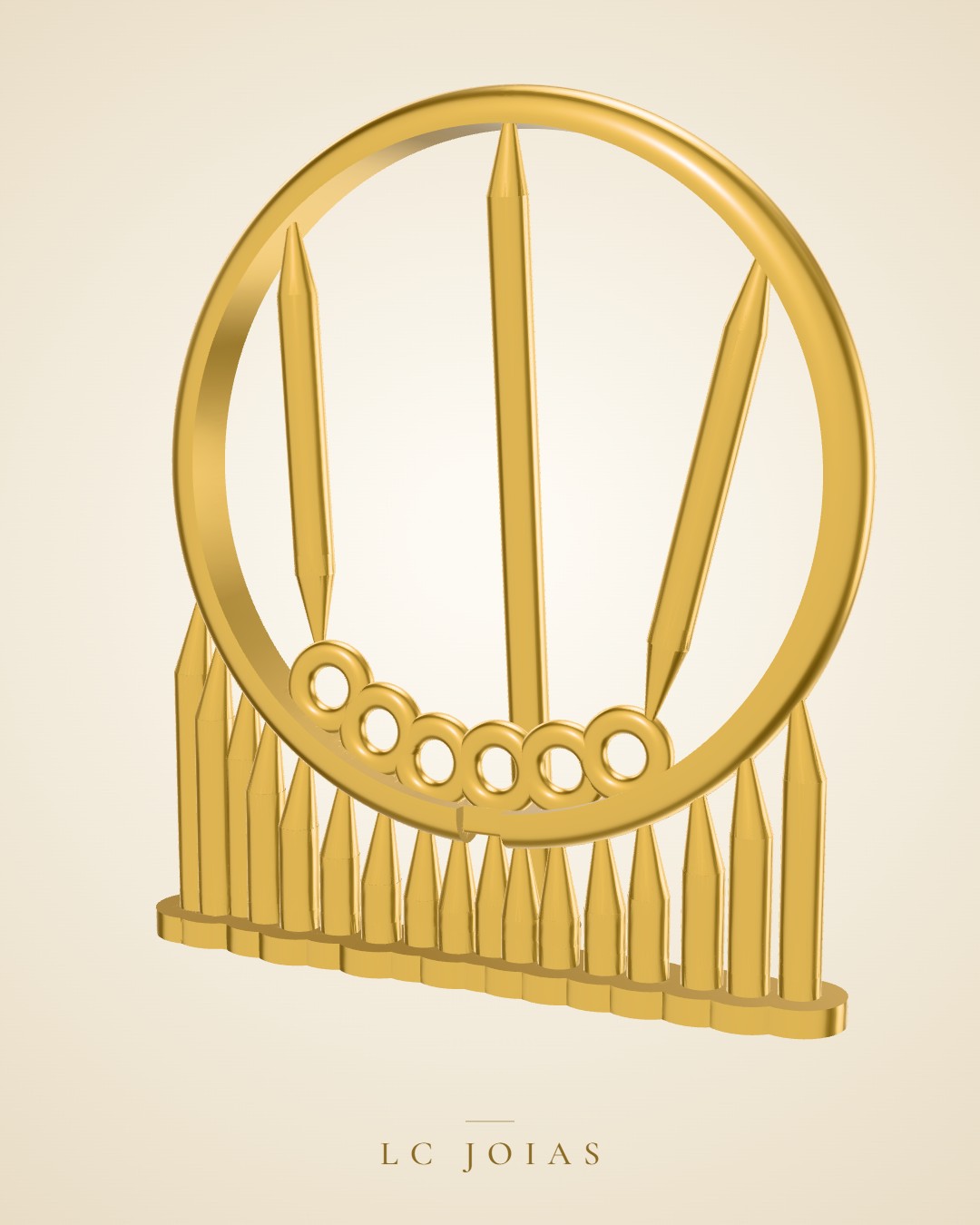 Brinco 7427 br ap4 em ouro