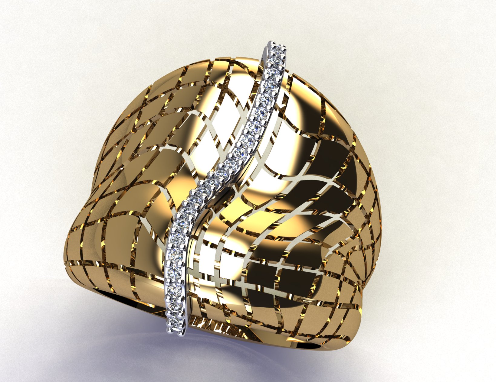 Anel 8072 an em ouro