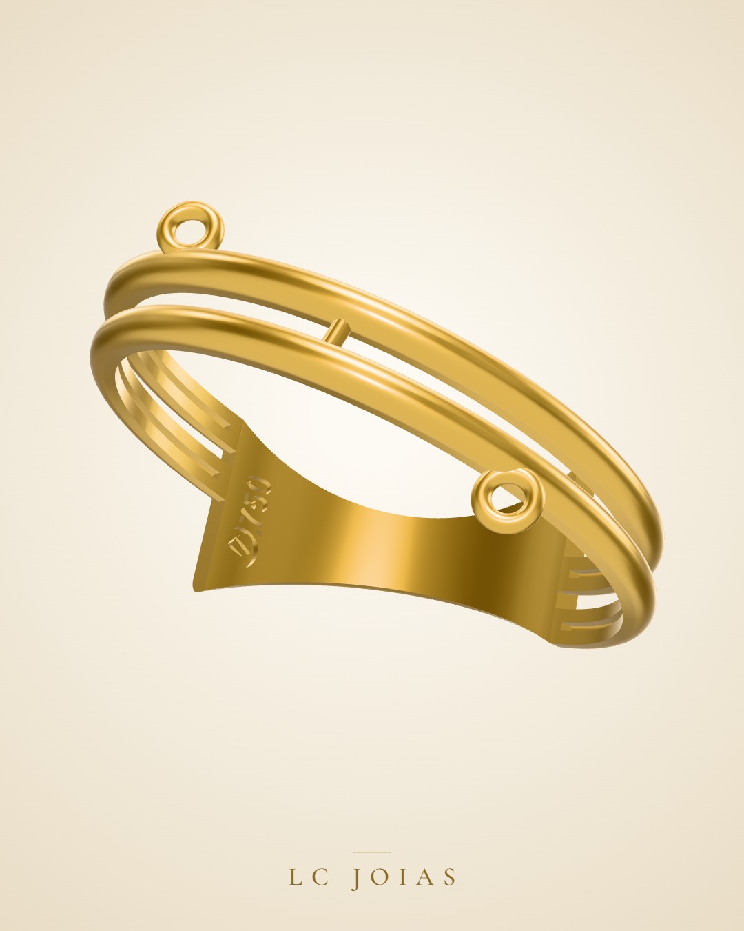 Anel 8213 an em ouro