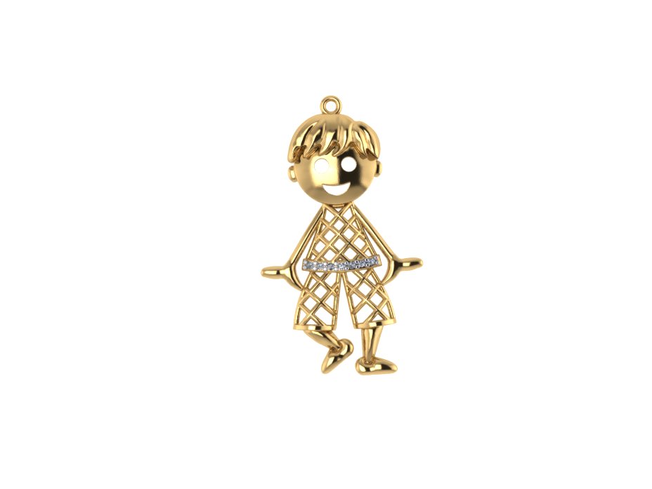 Pingente 7356 pg em ouro