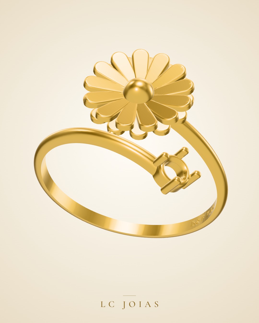 Anel 633 an em ouro