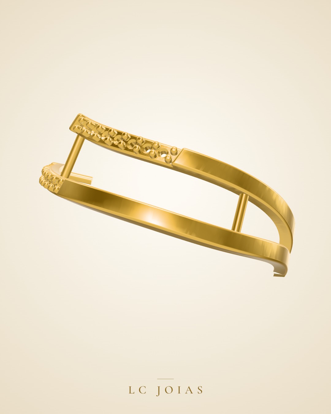 Anel 7588 an aplique em ouro