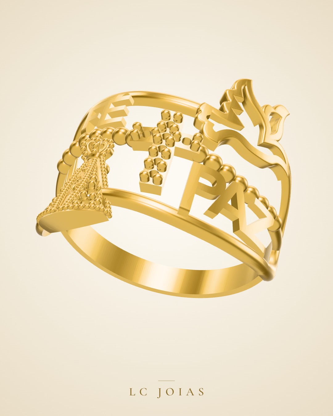 Anel d0020 an15 em ouro