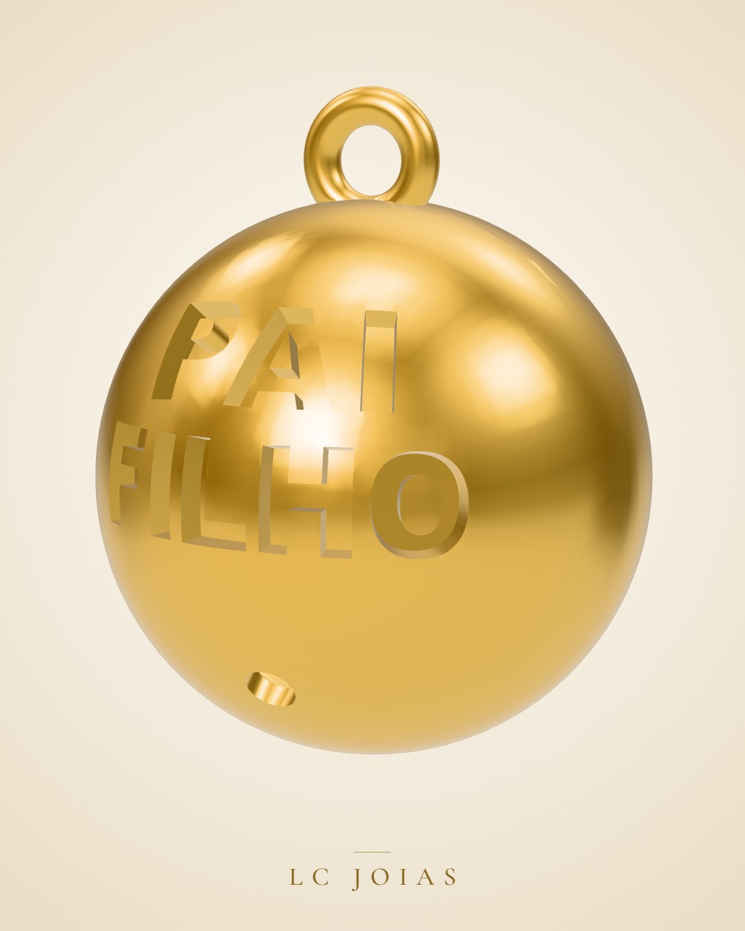 Pingente d 0011 pg em ouro