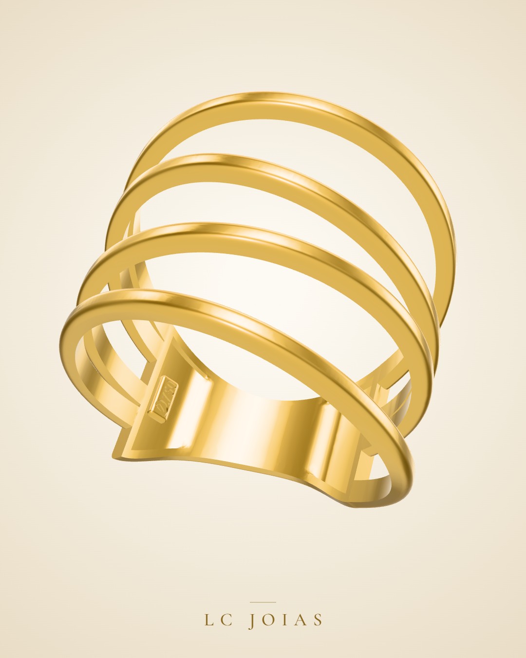 Anel 8483 an em ouro