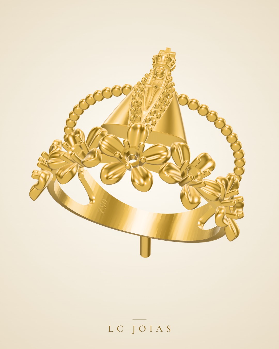 Anel 8709 an em ouro