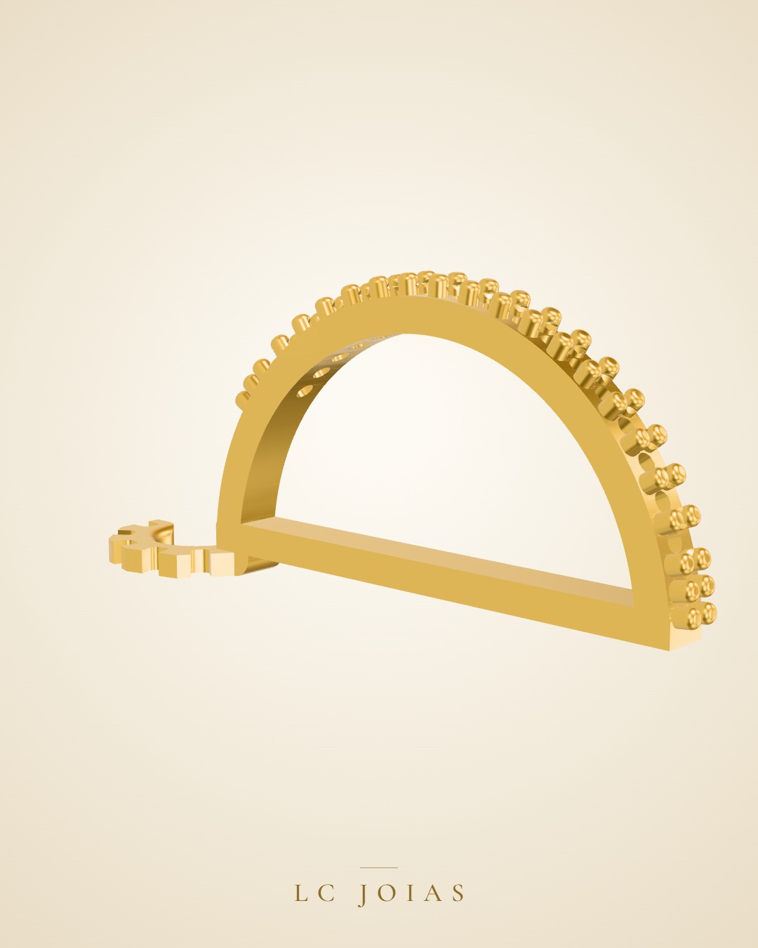 Brinco 7426 br base em ouro