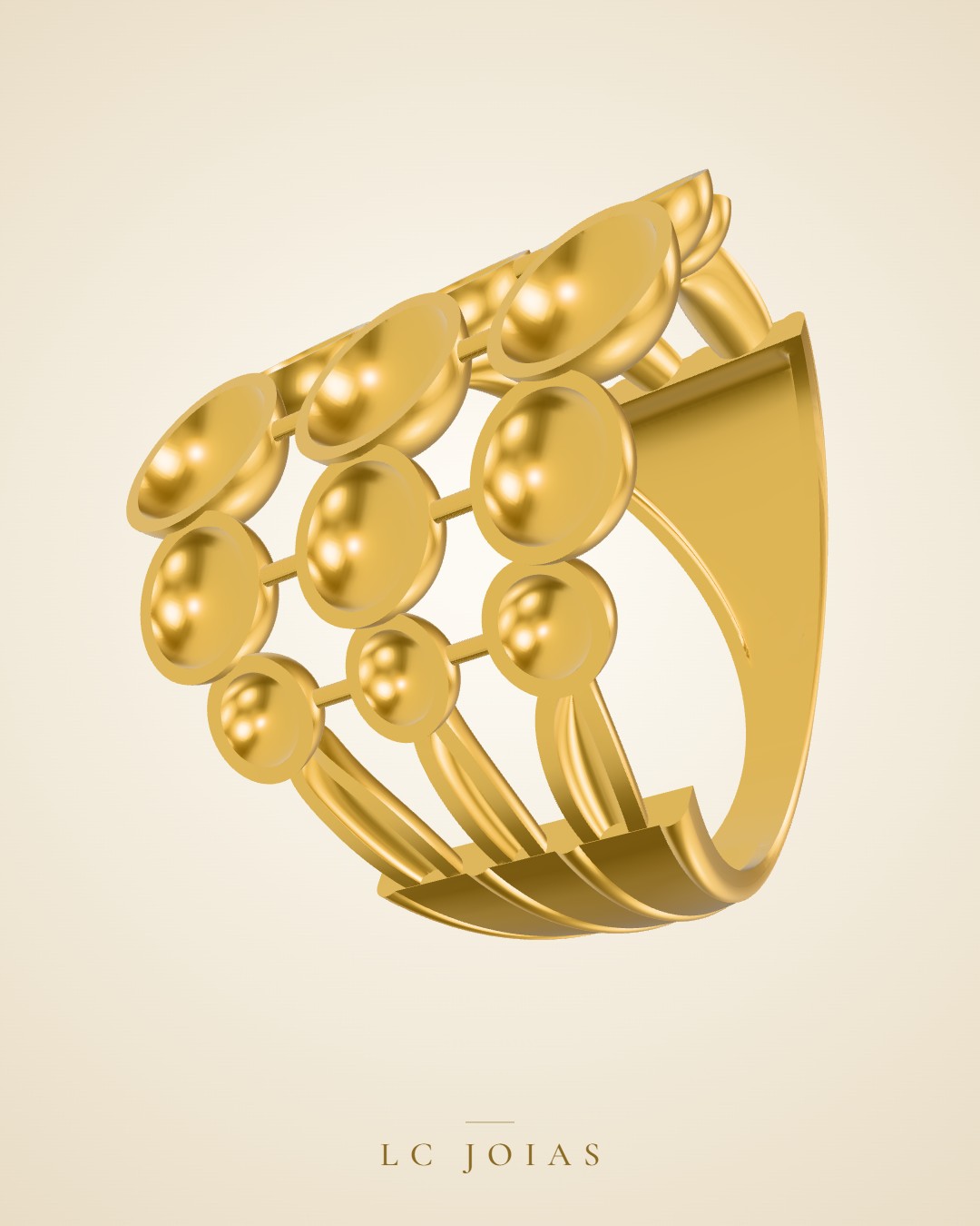 Anel 7520 an conserto em ouro