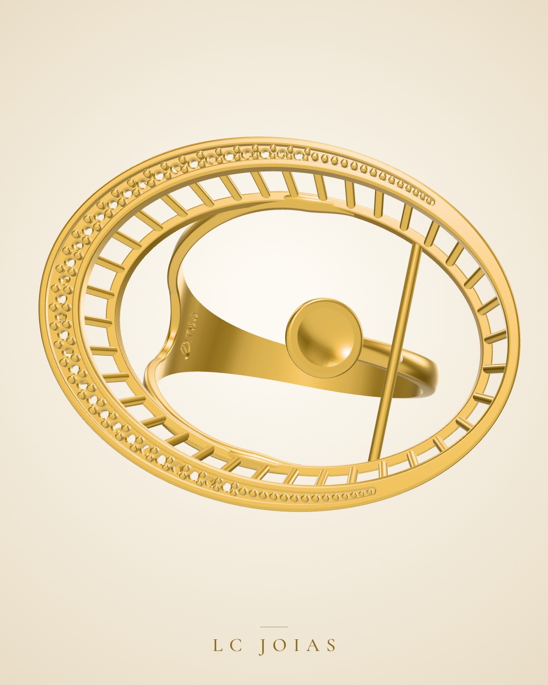 Anel 7532 an em ouro