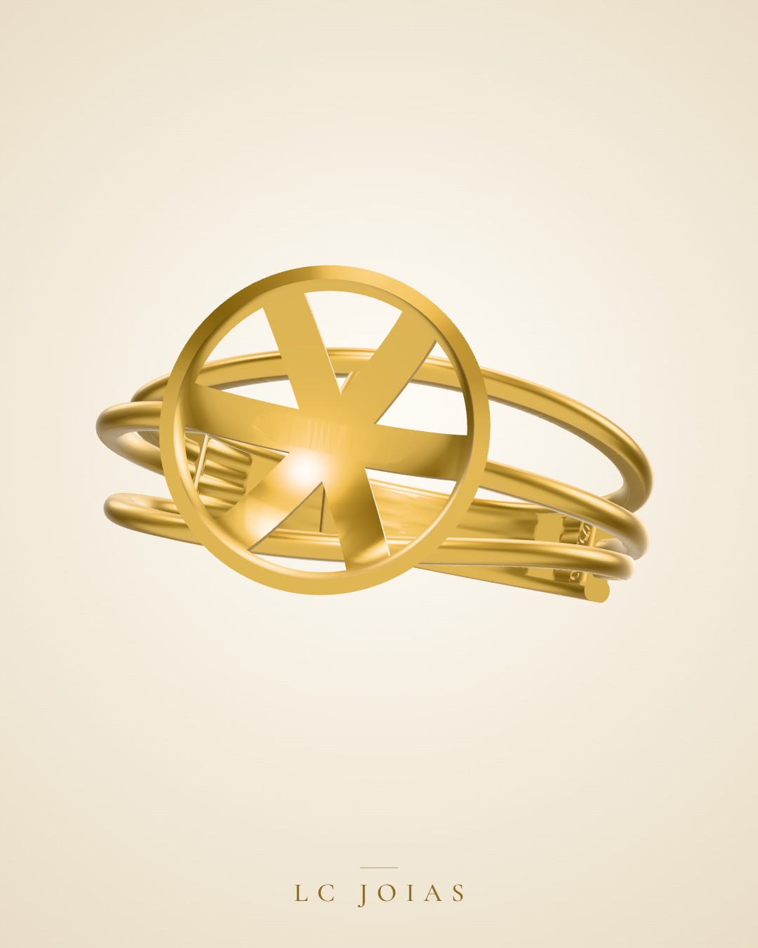 Anel 7894 an em ouro