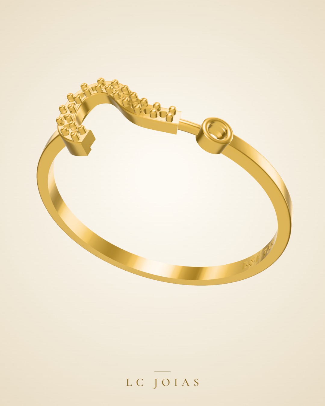 Anel 627 an em ouro