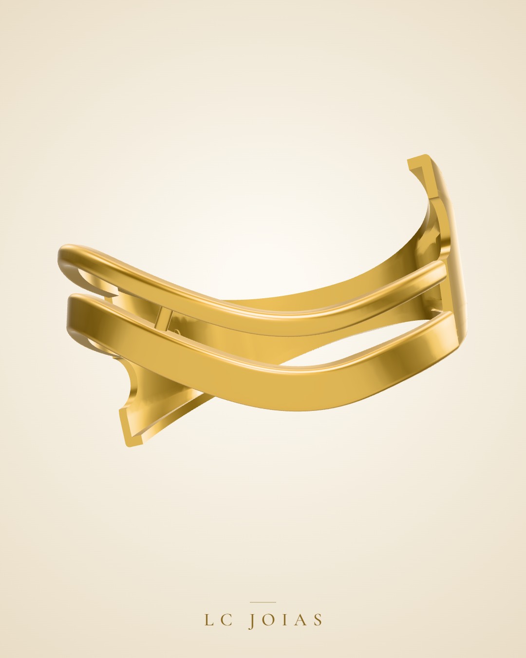 Anel 7730 an em ouro
