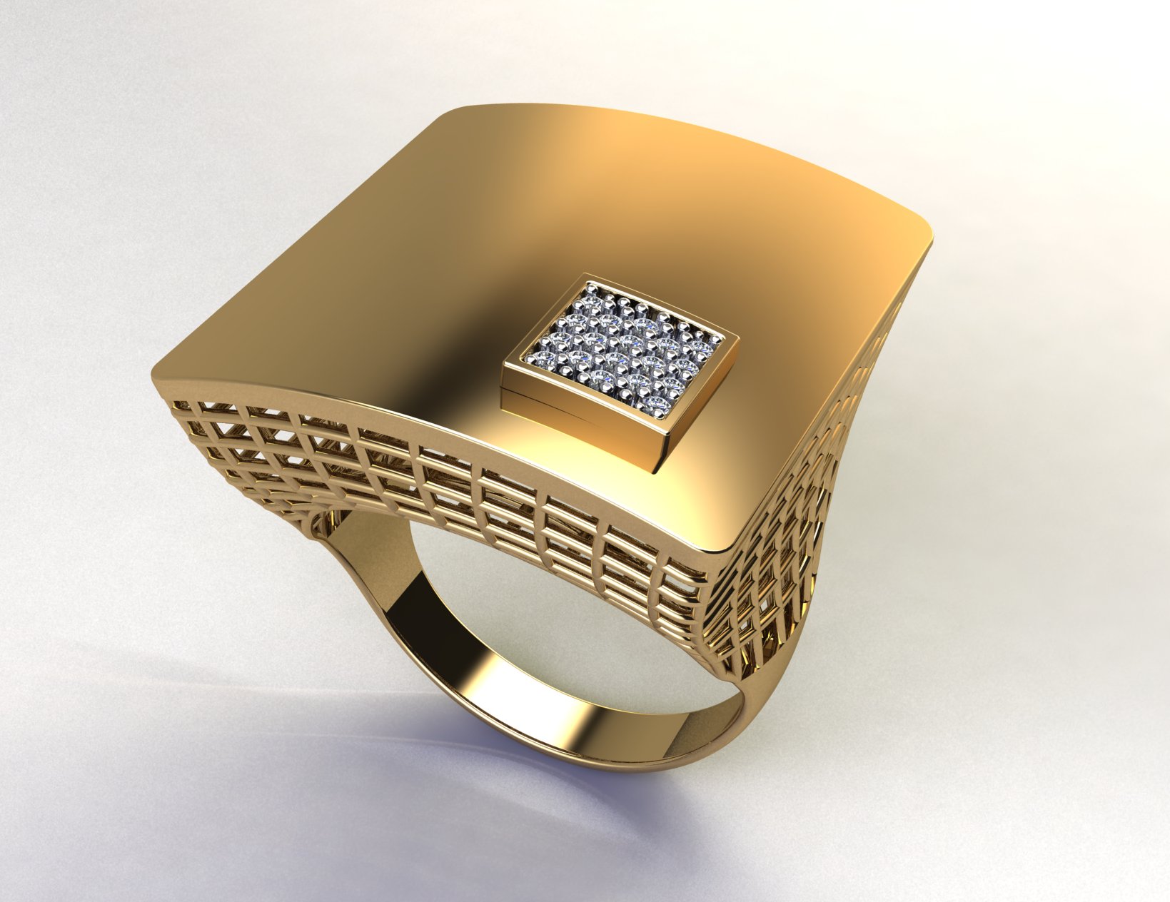 Anel 8091 an em ouro