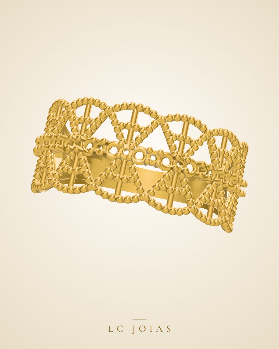 Anel 1304 z an em ouro
