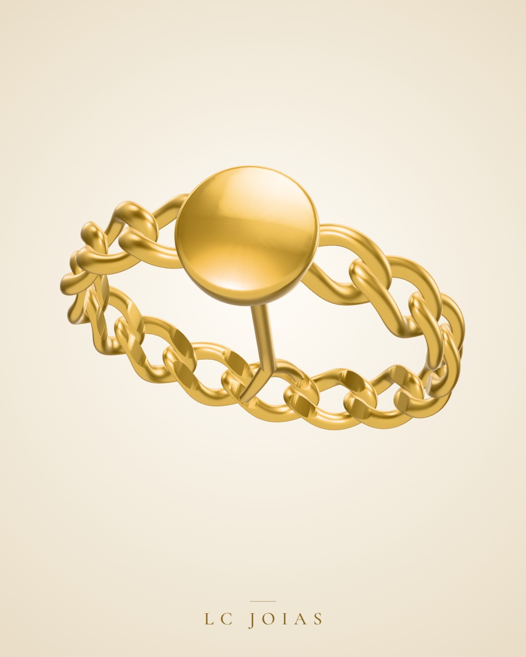 Anel d 0069 an 15 s em ouro