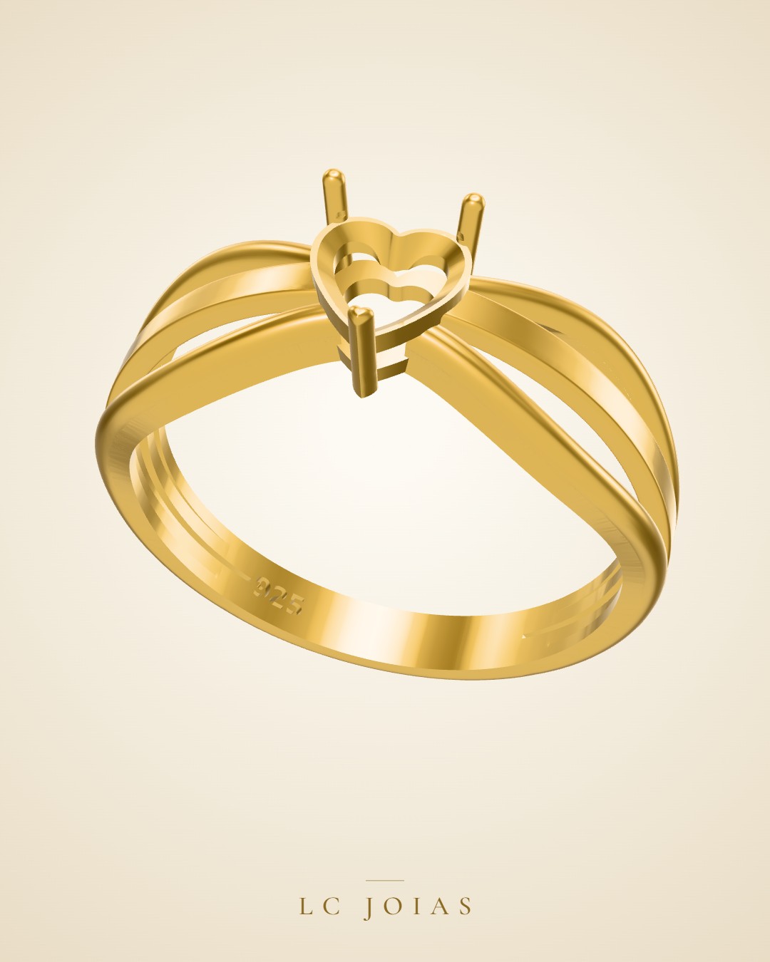 Anel ag 2365 an em ouro