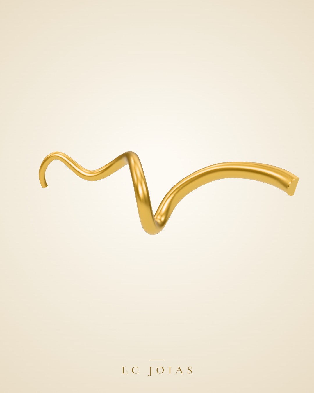 Brinco br encomenda m espelhar em ouro